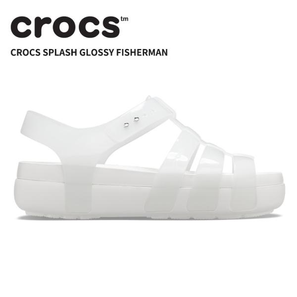 [B]クロックス レディース サンダル CROCS スプラッシュ グロッシー フィッシャーマン Cr...
