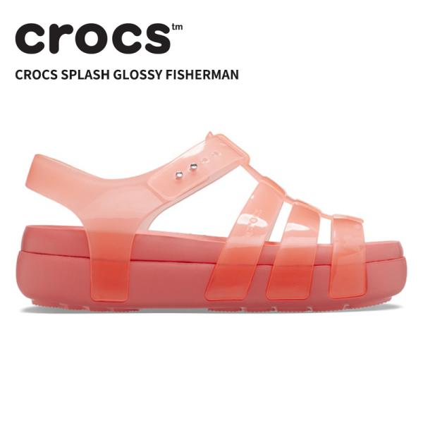 [B]クロックス レディース サンダル CROCS スプラッシュ グロッシー フィッシャーマン Cr...
