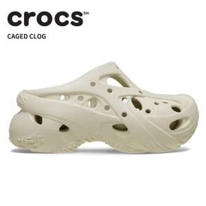 [B]クロックス レディース サンダル CROCS ケージド クロッグ Caged Clog サミットホワイト 211141-2md