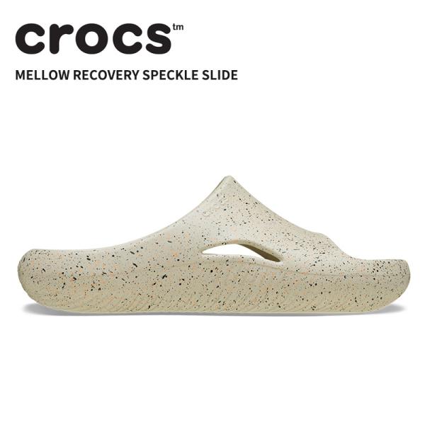 [B]クロックス メンズ レディース サンダル CROCS メロウ リカバリー スペックルド スライ...