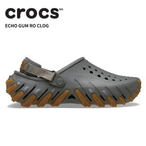 [B]クロックス メンズ レディース サンダル CROCS エコー ガム RO クロッグ Echo Gum RO Clog スレートグレー 211675-0da
