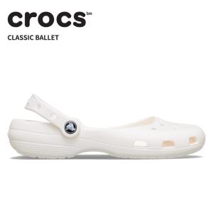 [B]クロックス レディース サンダル CROCS クラシック バレエ Classic Ballet チョーク 211994-0wv