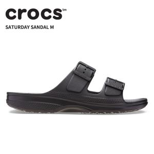 [B]クロックス メンズ サンダル CROCS サタデー サンダル M Saturday Sandal M ブラック 212245-001