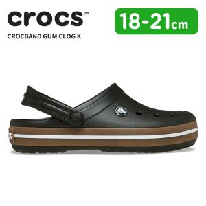 [B]クロックス キッズ サンダル CROCS キッズ クロックバンド ガム クロッグ K Crocband Gum Clog K ブラック 212775-001