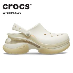 [B]クロックス レディース サンダル CROCS スーパー ベイ クロッグ ウィメン Super Bae Clog W サミットホワイト 212811-2md