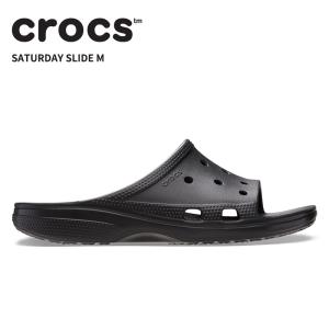 [B]クロックス メンズ サンダル CROCS サタデー スライド M Saturday Slide M ブラック 213298-001