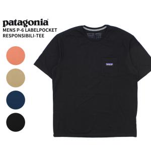 パタゴニア patagonia P-6 ラベル ポケット レスポンシビリティー S/SL Mens P-6 Label Pocket Responsibili-Tee 半袖 Tシャツ メンズ｜crohas