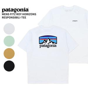 パタゴニア patagonia メンズ フィッツロイ ホライゾンズ レスポンシビリティー S/SL Mens Fitz Roy Horizons Responsibili-Tee メンズ 半袖 Tシャツ｜crohas