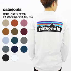 パタゴニア patagonia メンズ ロングスリーブ P-6ロゴ レスポンシビリティー L/SL Mens Long-Sleeved P-6 Logo Responsibili-Tee ロンT メンズ｜crohas