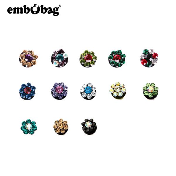 エンボバッグ embobag フラワー チャーム flower charm クロックス シューズアク...