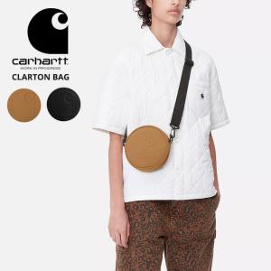 【carhartt】\"Clarton Bag\" Cロゴ サークルショルダーバッグ/2色 carhartt】