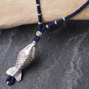 Native Hands ネイティブハンズ STERLING フェザーペンダント レザー