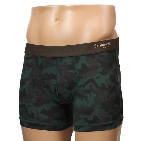 グレイブボールト ボクサーパンツ GRAVEVAULT Junhashimoto 迷彩柄 ショートボ...