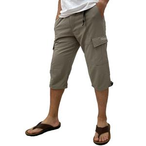 アウトドアプロダクツ(OUTDOOR PRODUCTS) メンズ ポリリップストレッチ カーゴ七分丈パンツ M,L,LL