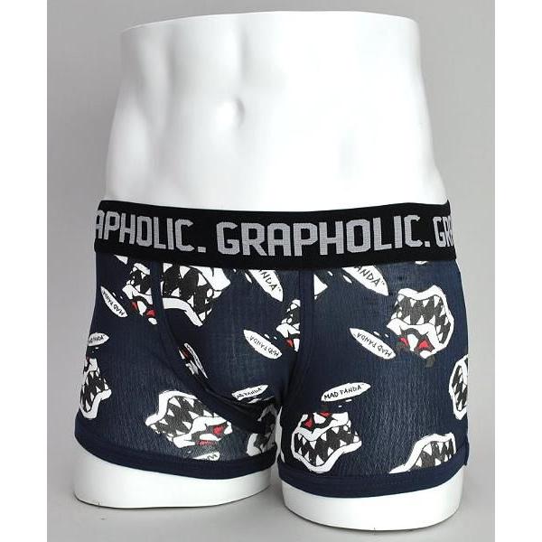 GU010　GRAPHOLIC　プリントローライズボクサー　M/L