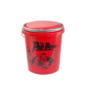 ペール缶クッション 赤(蓋:オプション別売り)の詳細画像1