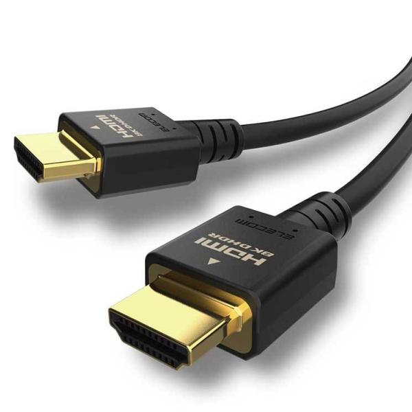 エレコム HDMIケーブル 2m HDMI2.1 8K 映像高速伝送 ノイズ耐性 ブラック ELEC...