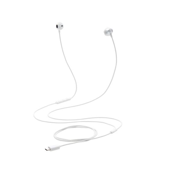 タイプC イヤホン 有線 マイク付き セミオープン型 断線しにくい高耐久 通話対応 音量調整 【 U...