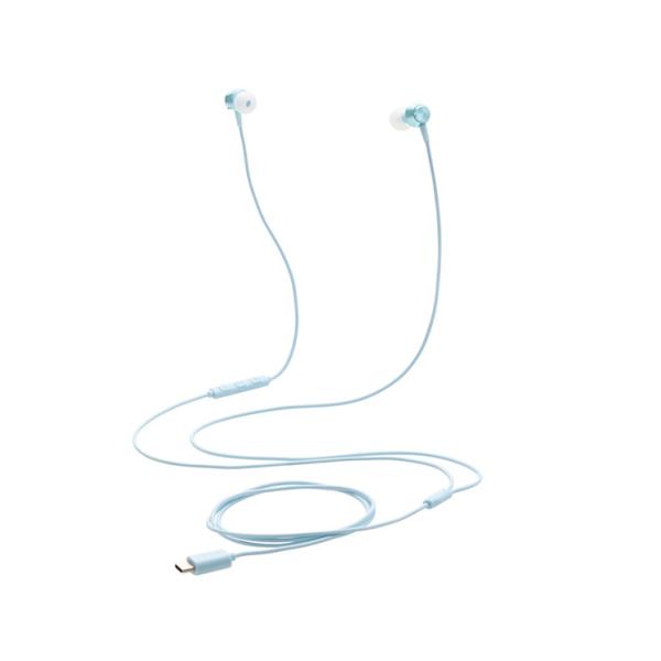 タイプC イヤホン 有線 マイク付き カナル型 断線しにくい高耐久 通話対応 音量調整 【 USB ...