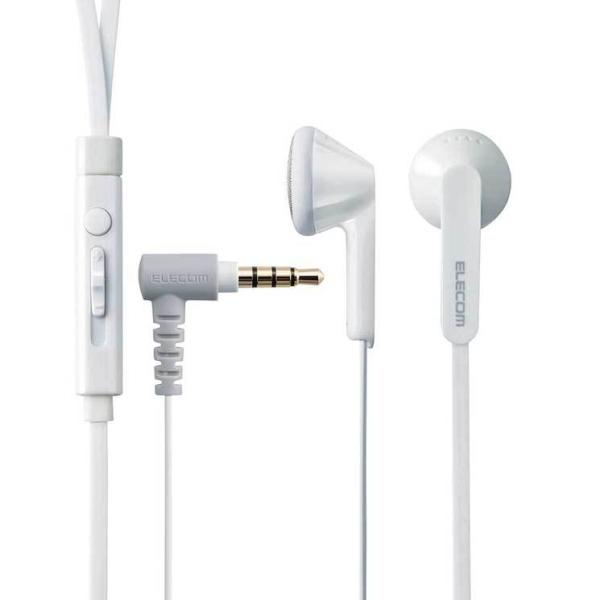 エレコム スマートフォン用ヘッドホン 3.5φ4極 マイク有 ステレオ インナーイヤー IS3510...
