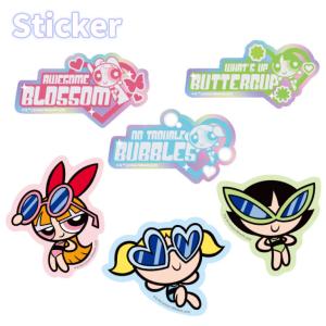 パワーパフガールズ グッズ ダイカットシール キャラクター