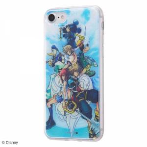 iPhone SE 8 7 TPUケース+背面パネル キングダムハーツ キングダムハーツ カバー 透明 クリア 衝撃 保護 着せ替え おしゃれ カッコイイ IJ-DP7TP-KH002