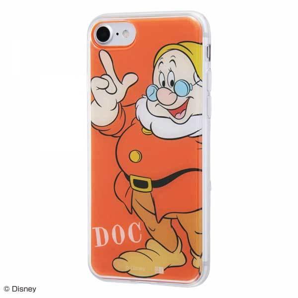 iPhone SE(第2世代) 8 7 TPUケース+背面パネル ディズニー 白雪姫 カバー 透明 ...