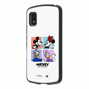 AQUOS wish ケース ディズニー ミッキー＆フレンズ 耐衝撃 カバー MiA カメラ部分保護 かわいい 可愛い おしゃれ オシャレ シンプル キャラ イングレム