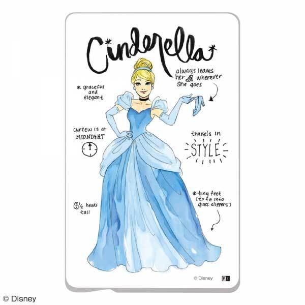 ICカードステッカー ディズニー プリンセス シンデレラ シール 個人情報 保護 貼り直し 通勤 通...