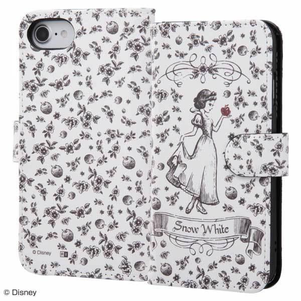 iPhone SE(第2世代) 8 7 6s 6 手帳型ケース ディズニー 白雪姫 カバー レザー ...