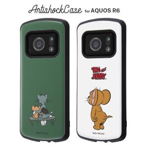 AQUOS R6 ケース トムとジェリー ハンマー スタンダード 耐衝撃 カバー 硬度3H 保護 可愛い かわいい おしゃれ キャラ イングレム