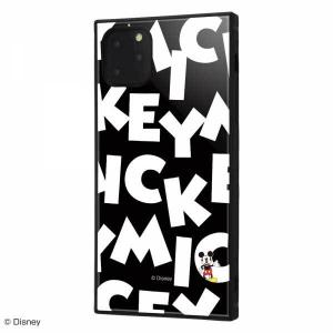 iPhone 11 ProMax 耐衝撃ケース ディズニー ミッキーマウス ハイブリッドカバー KAKU スクエア 四角 キャラ おしゃれ かわいい 可愛い IQ-DP22K3TB-MK007の商品画像