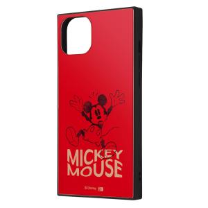 iPhone15Plus ケース ディズニー ミッキー レッド ドロップ 耐衝撃 スマホ カバー ハイブリッド スクエアの商品画像