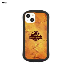 ジュラシック ワールド iPhone 13 対応 ハイブリッドクリアケース 琥珀
