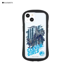 ジュラシック ワールド iPhone 13 対応 ハイブリッドクリアケース BLUE＆BETA