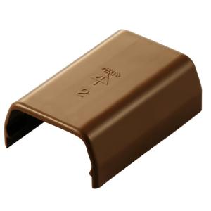 配線カバー モール 接続ユニット ストレート 【 壁用 フラットモール LD-GAF2MBR 専用 】 ブラウン