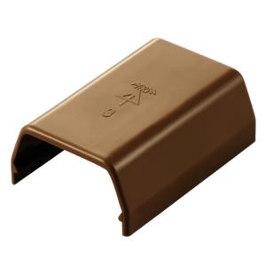 配線カバー モール 接続ユニット ストレート 【 壁用 フラットモール LD-GAF3MBR 専用 】 ブラウン