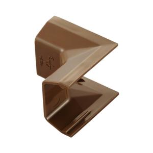 配線カバー モール 接続ユニット 入ズミ 【 壁用 フラットモール LD-GAF3MBR 専用 】 ブラウン