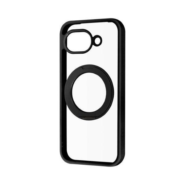 GooglePixel10a ケース クリア 透明 ブラック フレーム スマホリング magsafe...