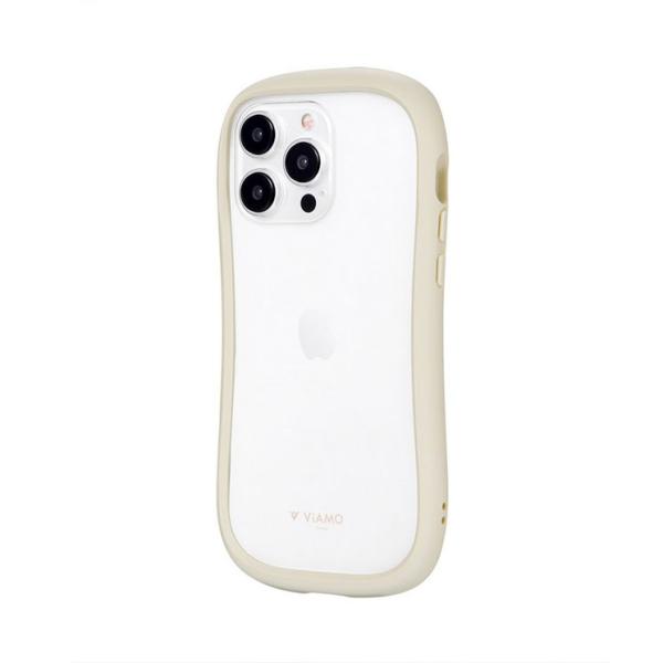 iPhone15ProMax ケース クリア 透明 ミルク ホワイト ストラップホルダー 耐衝撃 ス...