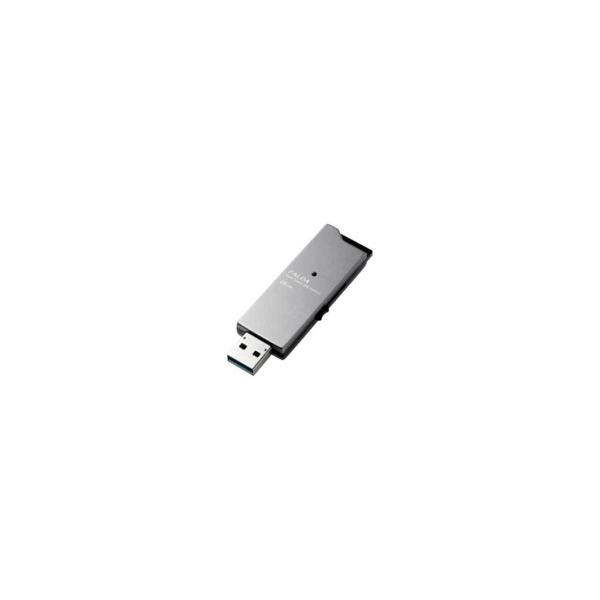 エレコム USBメモリ USB3.1（Gen1） 高速 180mB s 16GB アルミ素材 ブラッ...