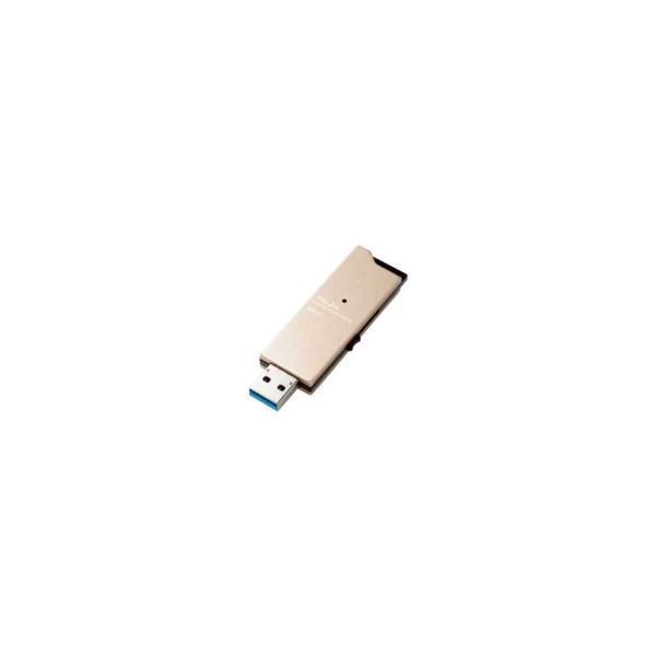 エレコム USBメモリ USB3.1（Gen1） 高速 180mB s 16GB アルミ素材 ゴール...
