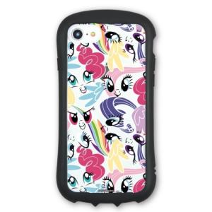 マイリトルポニー iPhone SE/8/7/6s/6 対応ハイブリッドクリアケース アニメ