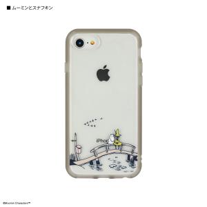 ムーミン iPhone SE3 SE2 ケース カバー かわいい おしゃれ スナフキン キャラクター グッズ クリア 透明 iPhone 8 , 7