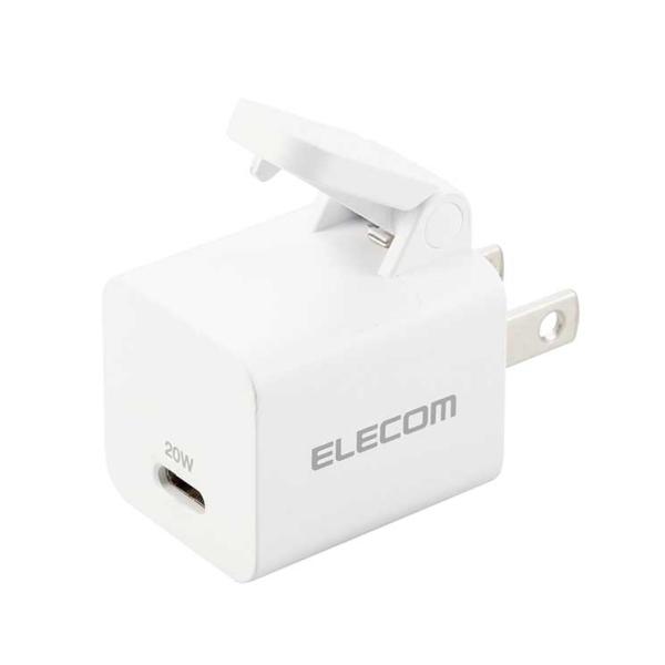 エレコム USB Type-C 充電器 PD 対応 20W タイプC ×1 iPhone iPad ...