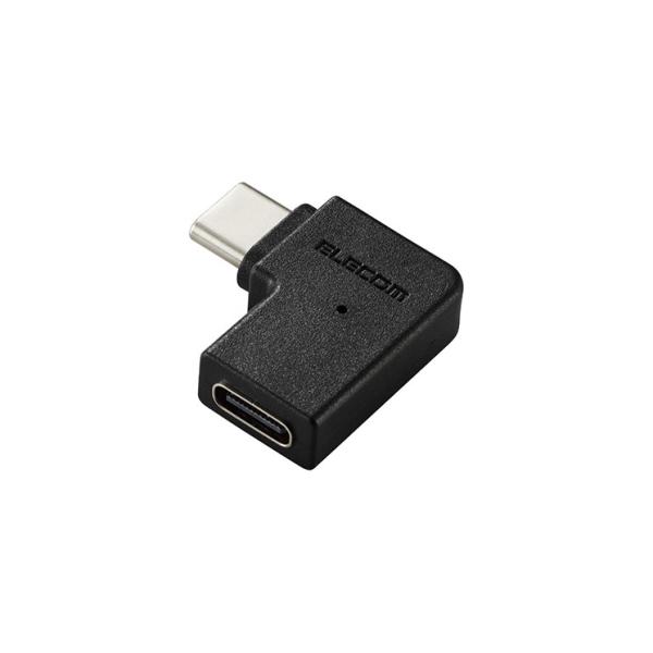 USB-C L字 変換 アダプタ 横向き &lt;Type-Cポート-Type-Cプラグ&gt; PD 60W ...