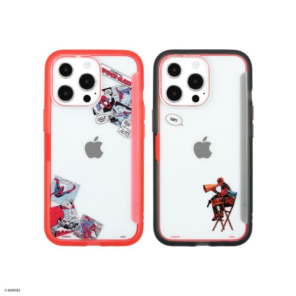 iPhone 13Pro ケース MARVEL スパイダーマン デッドプール SHOWCASE+ カ...