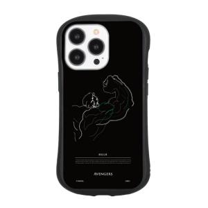 グルマンディーズ MARVEL ／ iPhone13 Pro 対応 ハイブリッドガラスケース ハルク MV-193D