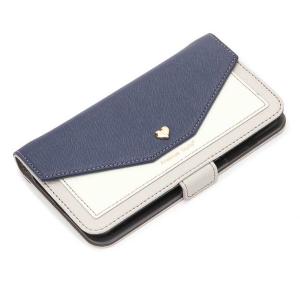 iPhone XR ケース ネイビー 手帳型 フリップ カバー ミラー カードポケット シンプル オシャレ おしゃれ 可愛い かわいい PGA