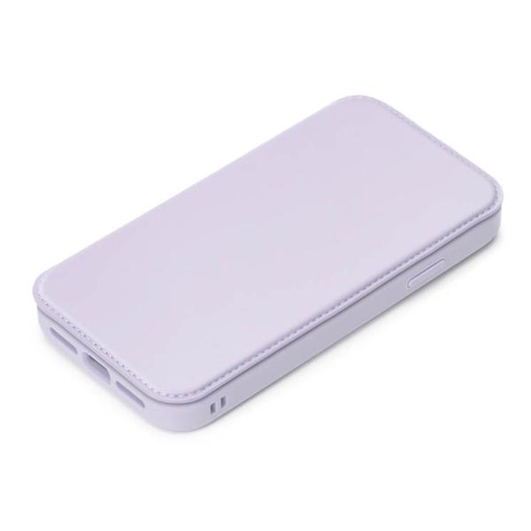 iPhone 14 13 手帳型 シンプル 背面 クリア 透明 カバー おしゃれ かわいい カード ...